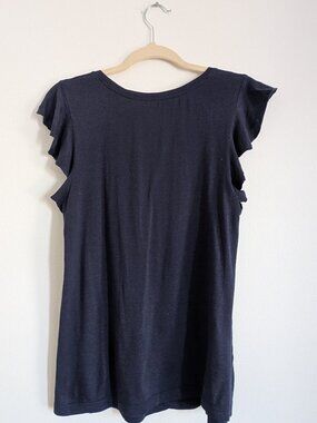 Long navy shirt